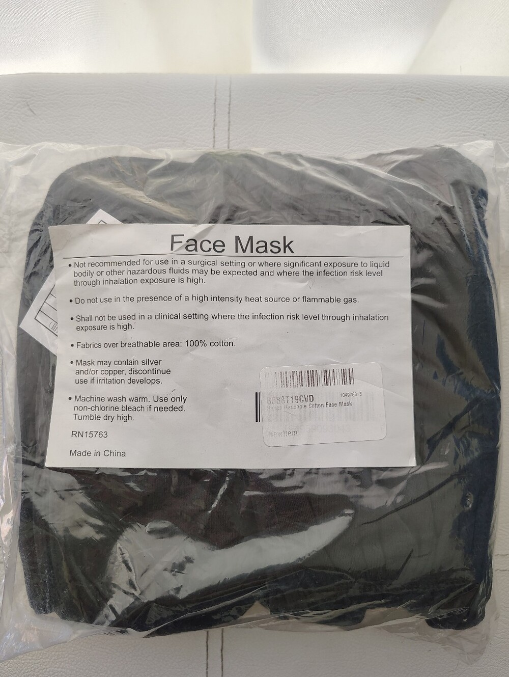 Face masks Reusable 50ct